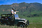 Photo: Looking for damage caused by wild pigs, Santa Cruz ISland, Channel Islands, Southern California Coast