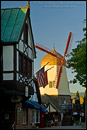 Photo: Wooden windmill in the Danish village of Solvang, Santa Barbara County, California